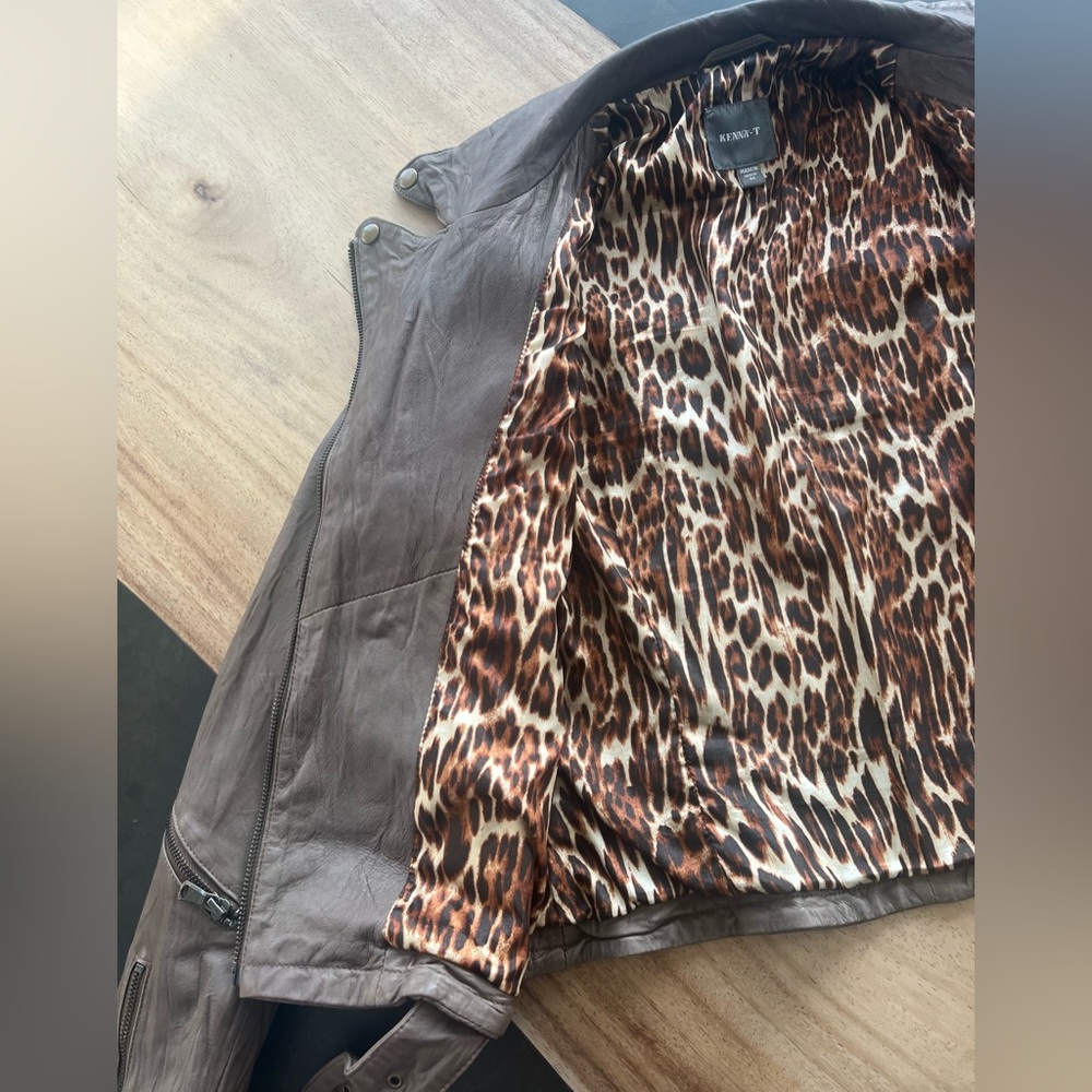 Women’s KENNA-T leather jacket - Picture 7 of 11